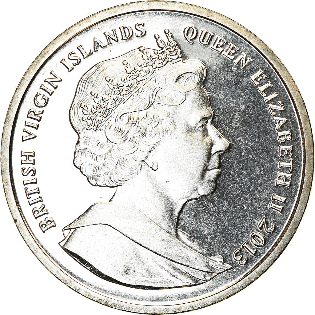 Coin, BRITISH VIRGIN ISLANDS, Dollar, 2013, Franklin Mint, Dynastie Romanov -