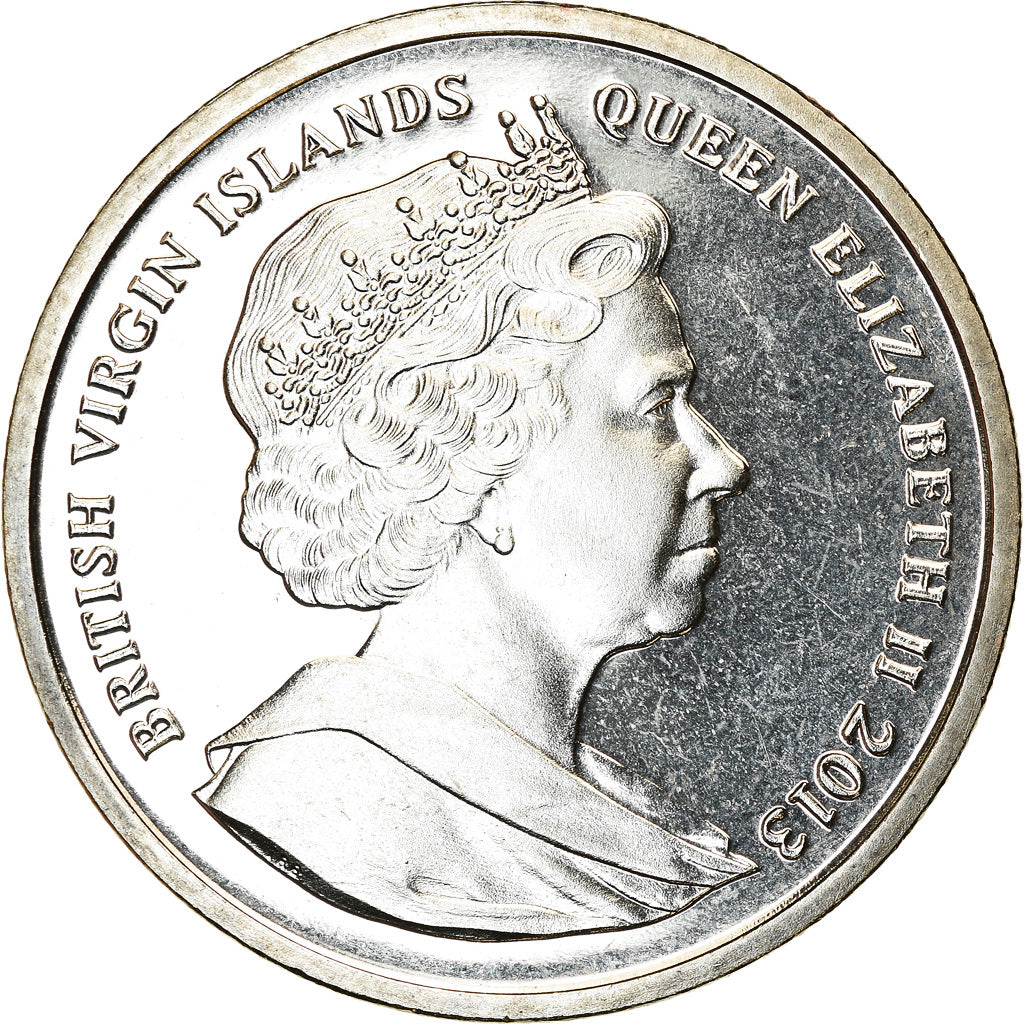 Münze, BRITISH VIRGIN ISLANDS, Dollar, 2013, Franklin Mint, Dynastie Romanov -