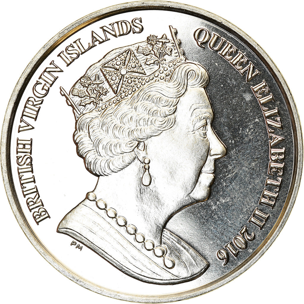 Coin, BRITISH VIRGIN ISLANDS, Dollar, 2016, Franklin Mint, Discipline Olympique