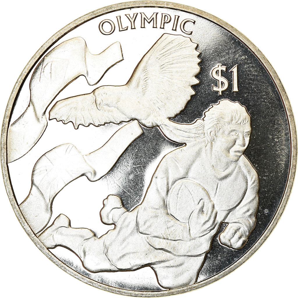Coin, BRITISH VIRGIN ISLANDS, Dollar, 2016, Franklin Mint, Discipline Olympique
