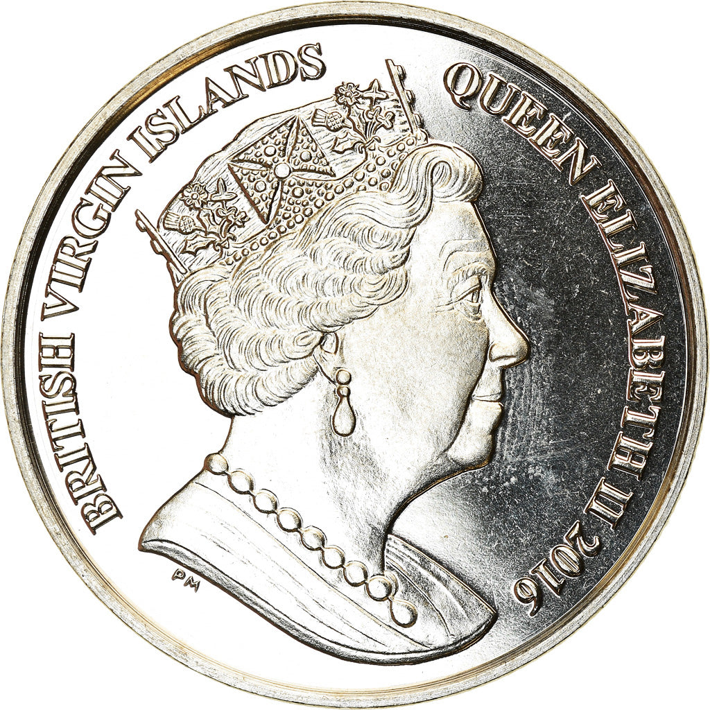 Münze, BRITISH VIRGIN ISLANDS, Dollar, 2016, Franklin Mint, Discipline