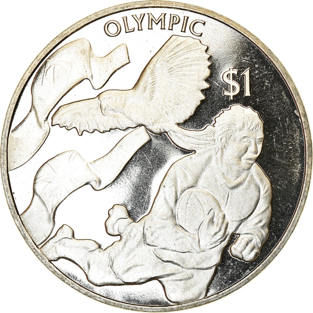 Moeda, Ilhas Virgens Britânicas, Dollar, 2016, Franklin Mint, Discipline