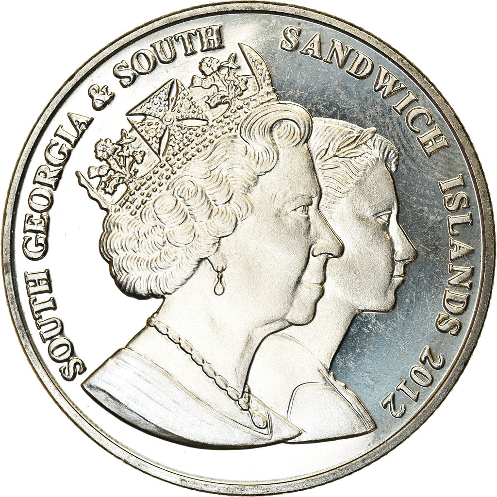 Moneta, Georgia del Sud e Isole Sandwich Meridionali, Elizabeth II, 2 Pounds