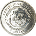 Moneta, Liberia, Dollar, 1995, Franklin D. Roosevelt, SPL, Rame-nichel, KM:141