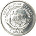 Coin, Liberia, Dollar, 1995, Winston Churchill, MS(63), Copper-nickel, KM:140