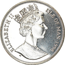 Moneta, Isola di Man, Elizabeth II, Crown, 1998, Pobjoy Mint, Chemins de fer -