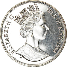 Münze, Isle of Man, Elizabeth II, Crown, 1998, Pobjoy Mint, Chemins de fer -
