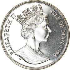 Coin, Isle of Man, Elizabeth II, Crown, 1998, Pobjoy Mint, Chemins de fer - The