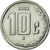 Moneda, México, 10 Centavos, 2003, Mexico City, MBC+, Acero inoxidable, KM:547