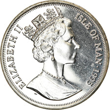 Coin, Isle of Man, Elizabeth II, Crown, 1995, Pobjoy Mint, Avions - P-51