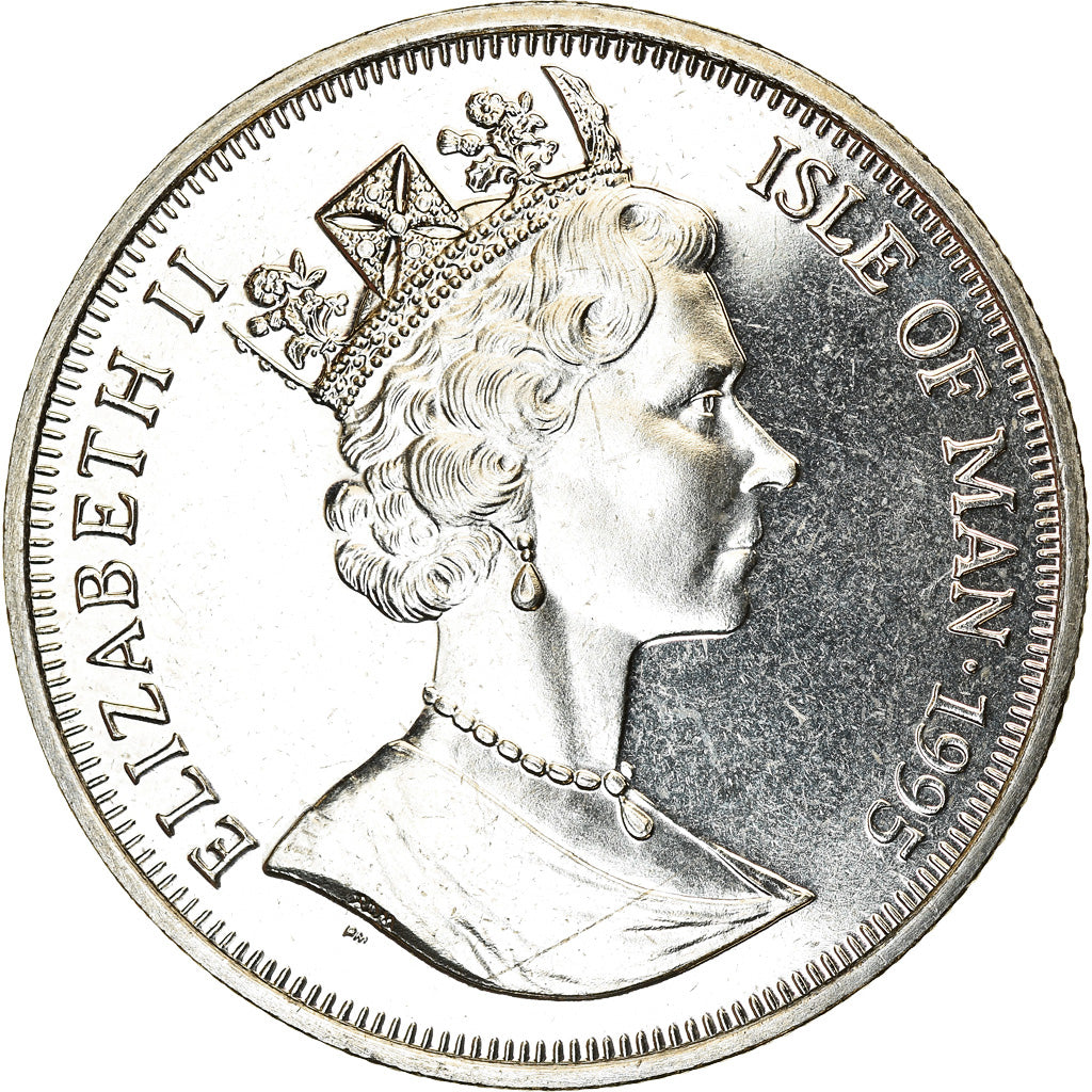 Moneta, Isola di Man, Elizabeth II, Crown, 1995, Pobjoy Mint, Avions - Douglas