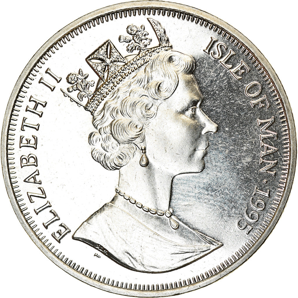 Monnaie, Isle of Man, Elizabeth II, Crown, 1995, Pobjoy Mint, Avions - Douglas