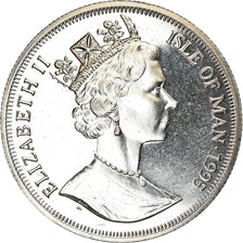 Monnaie, Isle of Man, Elizabeth II, Crown, 1995, Pobjoy Mint, Avions - Curtiss P