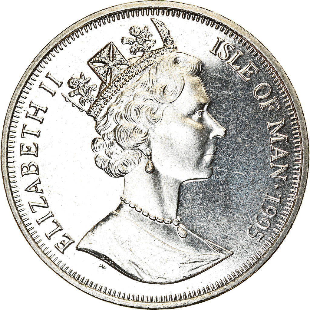 Monnaie, Isle of Man, Elizabeth II, Crown, 1995, Pobjoy Mint, Avions - Curtiss P
