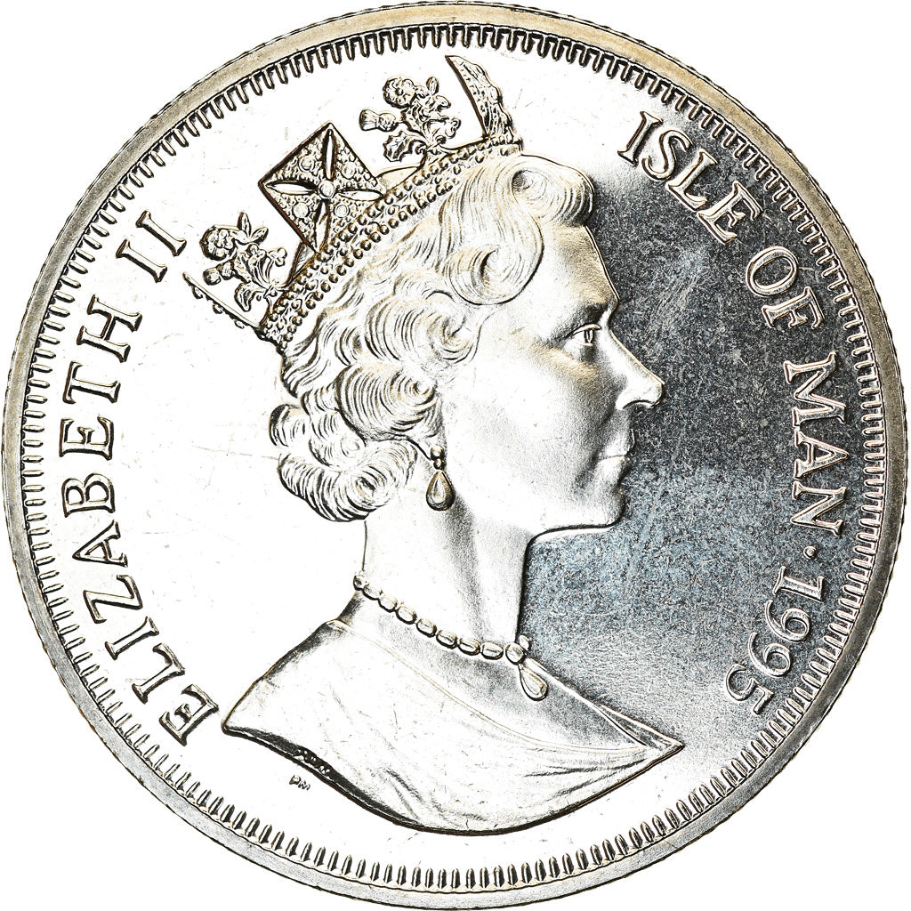 Monnaie, Isle of Man, Elizabeth II, Crown, 1995, Pobjoy Mint, Avions - Curtiss P