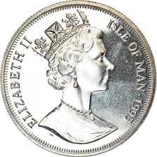 Monnaie, Isle of Man, Elizabeth II, Crown, 1995, Pobjoy Mint, Avions - Curtiss P