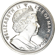 Monnaie, Isle of Man, Elizabeth II, Crown, 2004, Pobjoy Mint, Ordre de la Rose