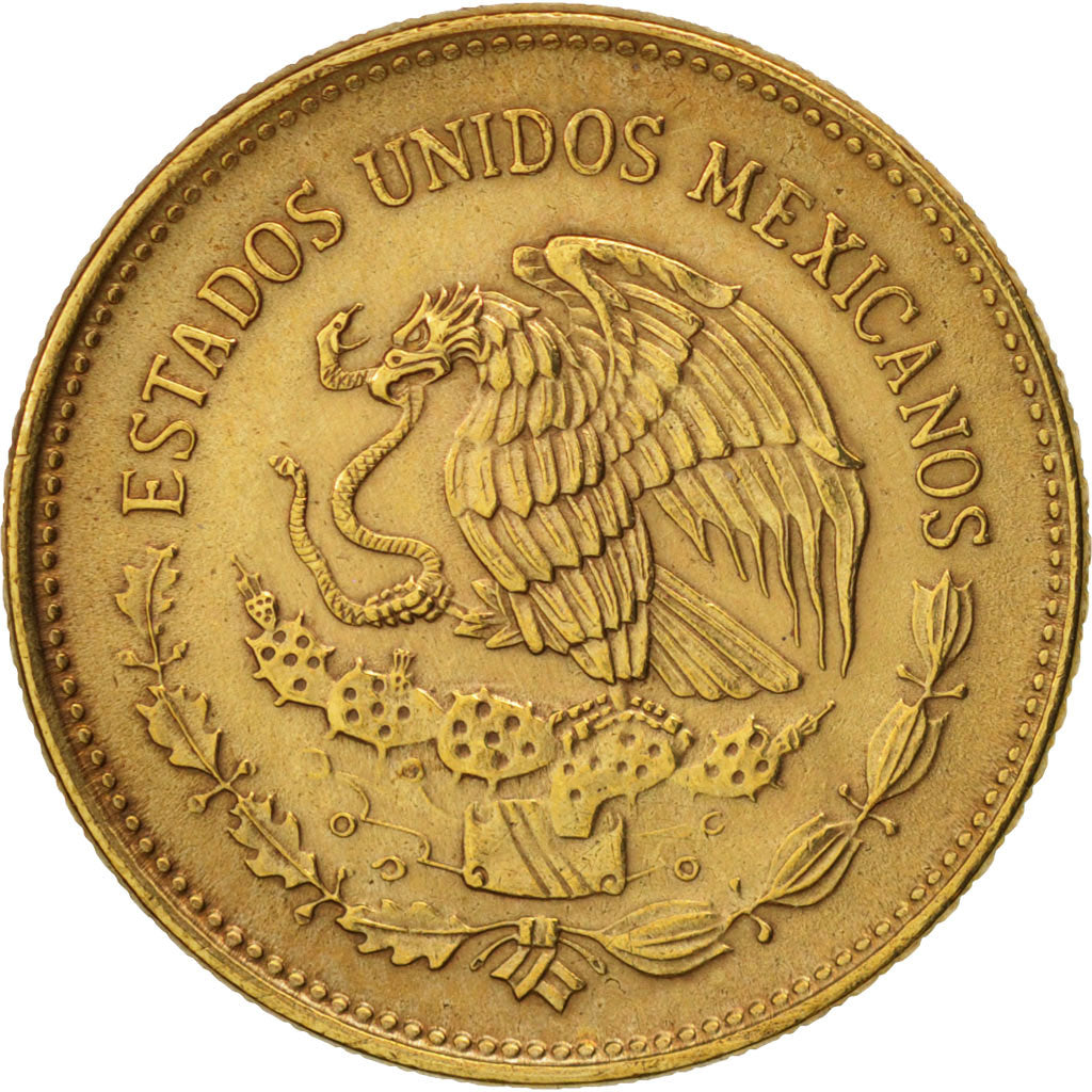 Mexiko, 20 Centavos, 1983, Mexico City, AU(50-53), Bronze, KM:491
