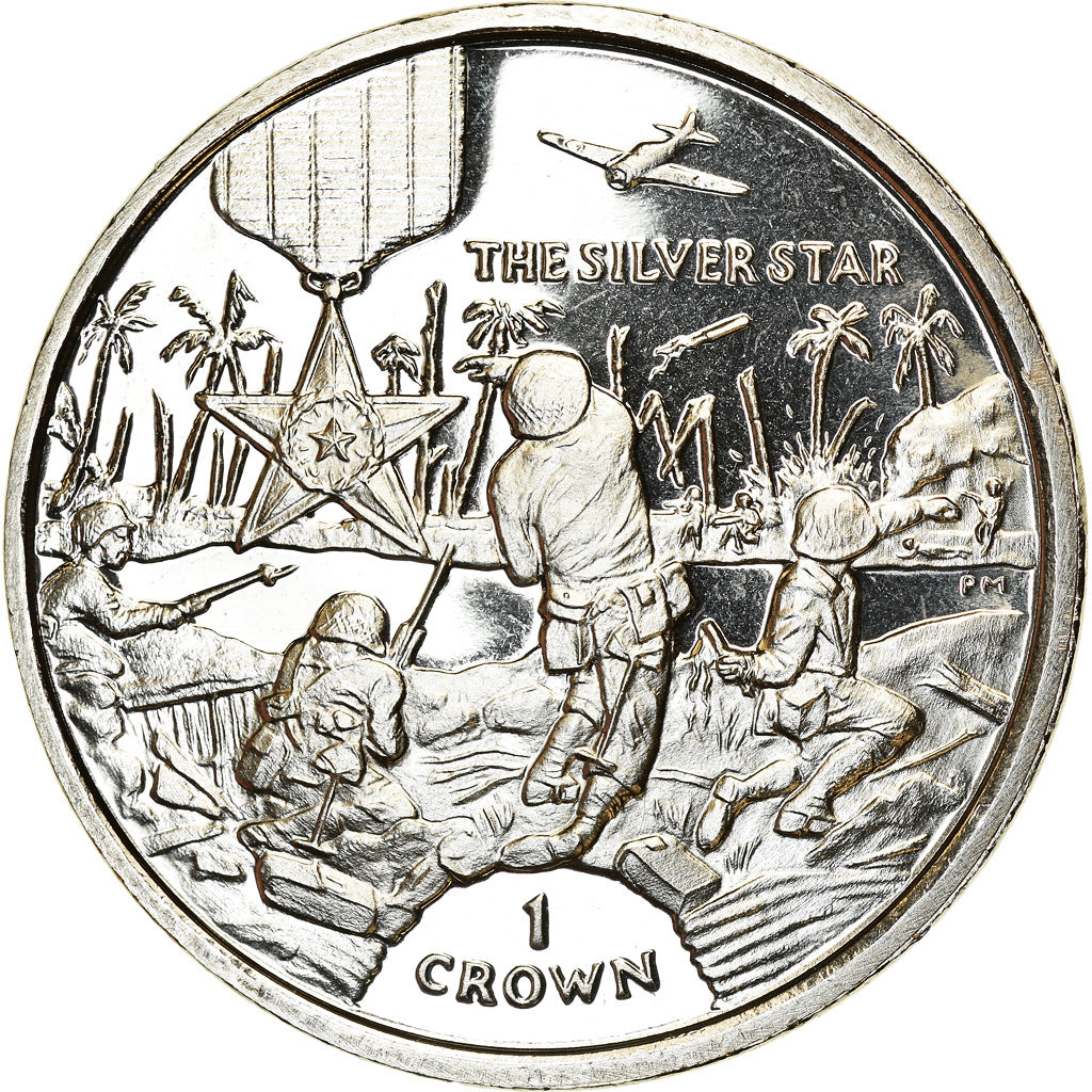Coin, Isle of Man, Crown, 2005, Pobjoy Mint, The Silver Star, MS(63)
