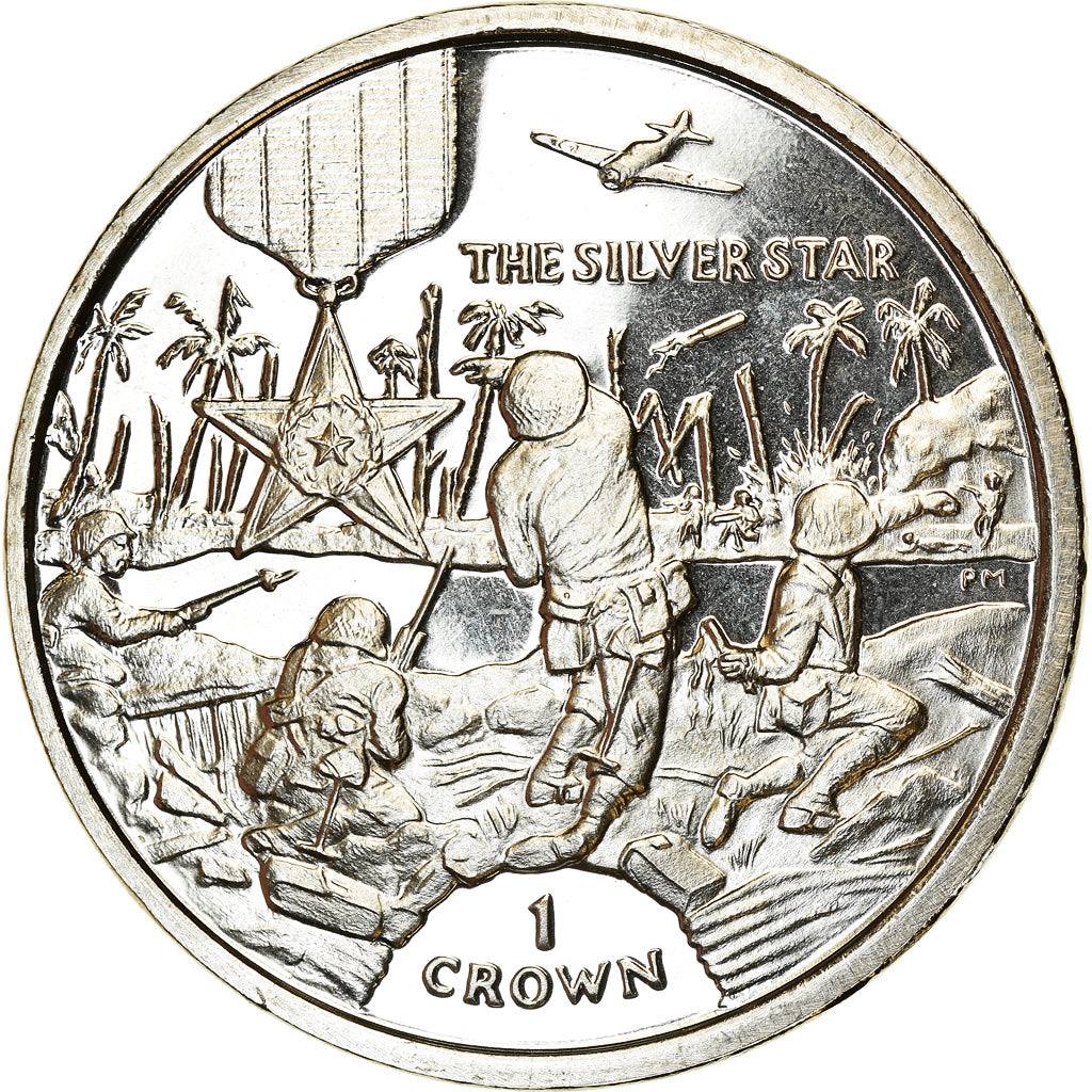 Coin, Isle of Man, Crown, 2005, Pobjoy Mint, The Silver Star, MS(63)