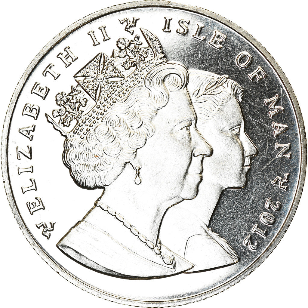 Coin, Isle of Man, Elizabeth II, Crown, 2005, Pobjoy Mint, Discipline olympique