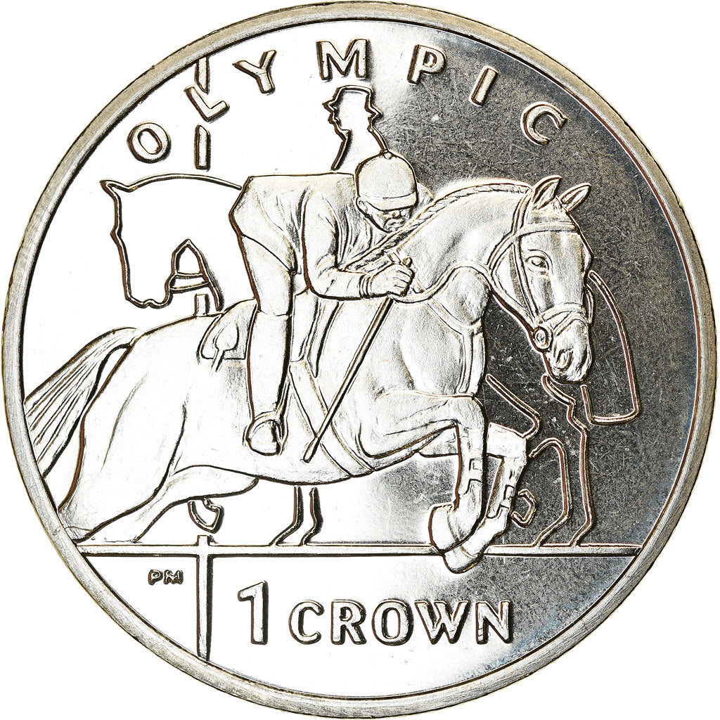 Münze, Isle of Man, Elizabeth II, Crown, 2005, Pobjoy Mint, Discipline