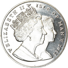 Coin, Isle of Man, Elizabeth II, Crown, 2012, Pobjoy Mint, Discipline olympique