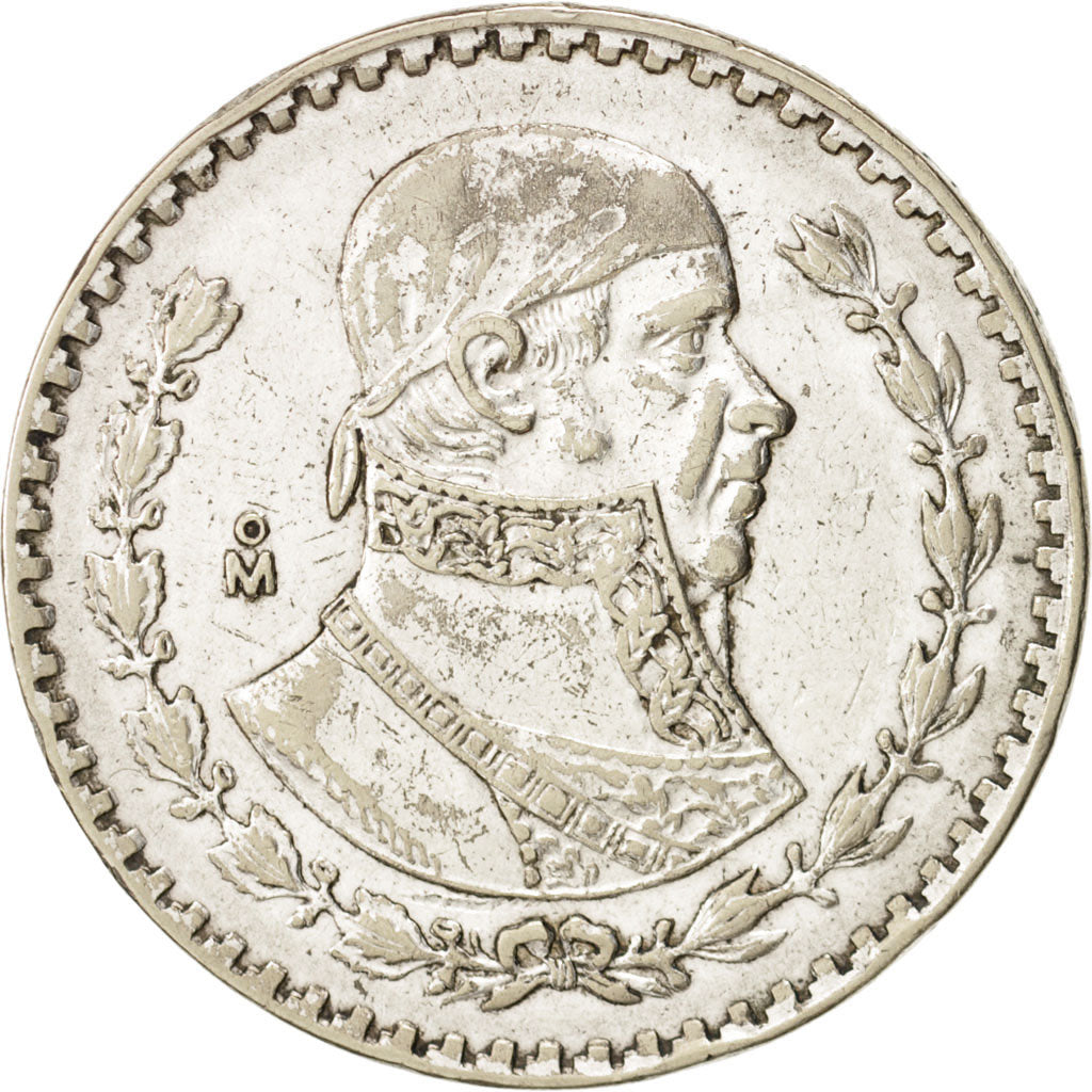 Mexico, Peso, 1963, Mexico City, AU(50-53), Silver, KM:459