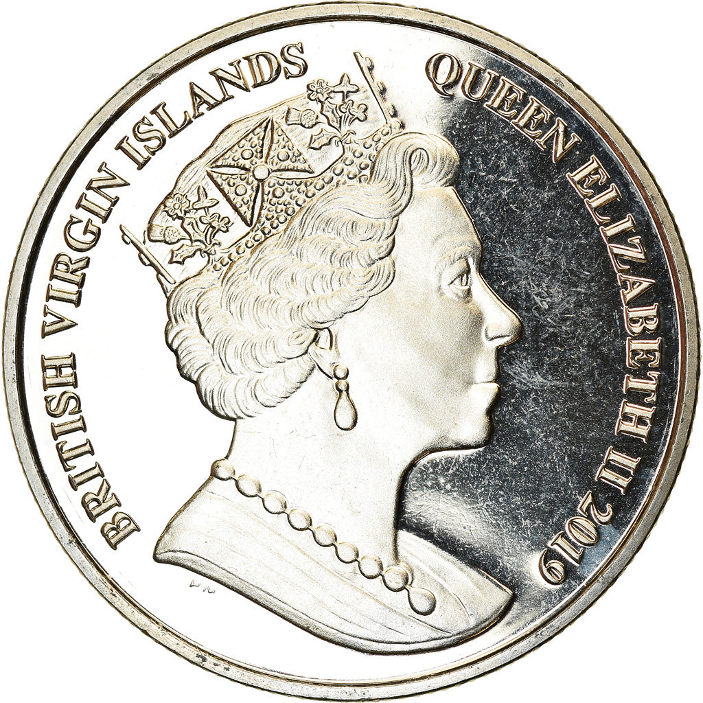 Münze, BRITISH VIRGIN ISLANDS, Dollar, 2019, Franklin Mint, Discipline