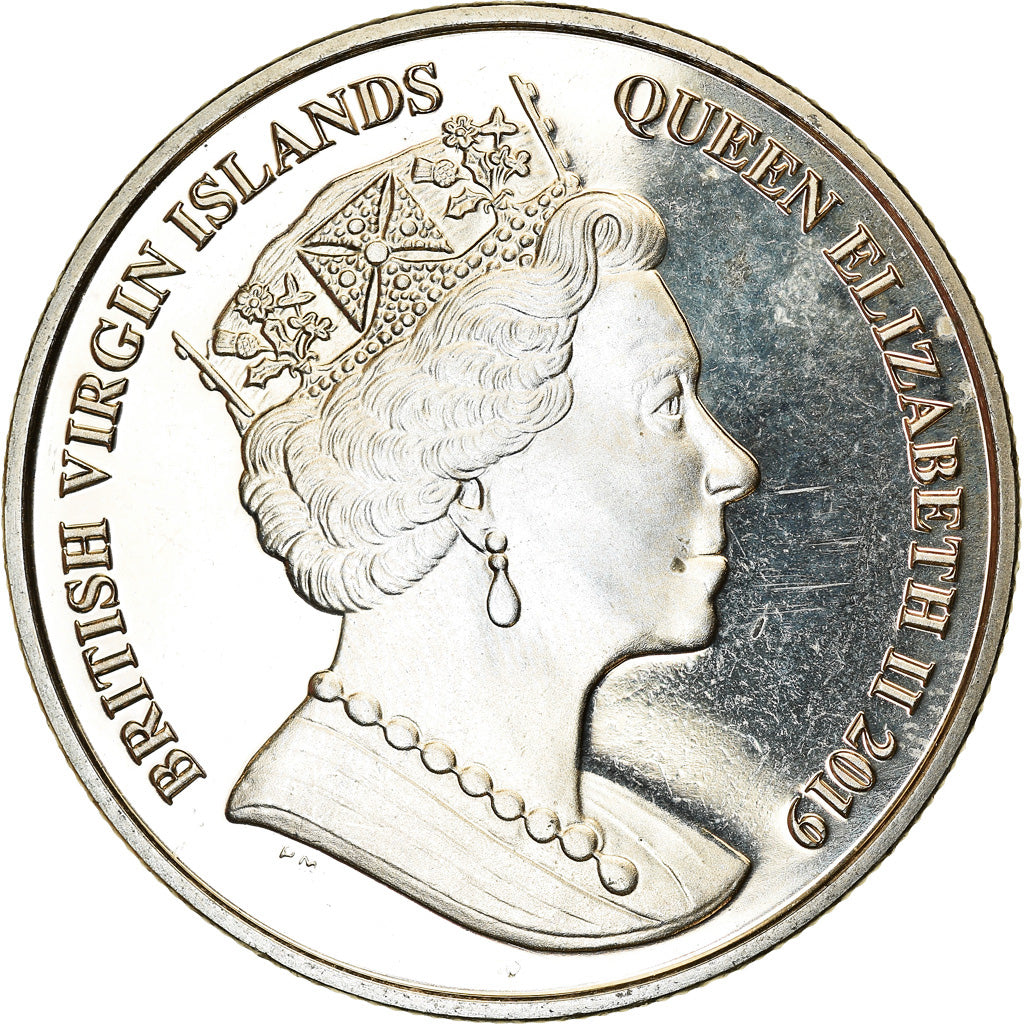 Coin, BRITISH VIRGIN ISLANDS, Dollar, 2019, Franklin Mint, Discipline olympique