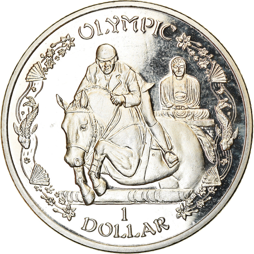 Coin, BRITISH VIRGIN ISLANDS, Dollar, 2019, Franklin Mint, Discipline olympique
