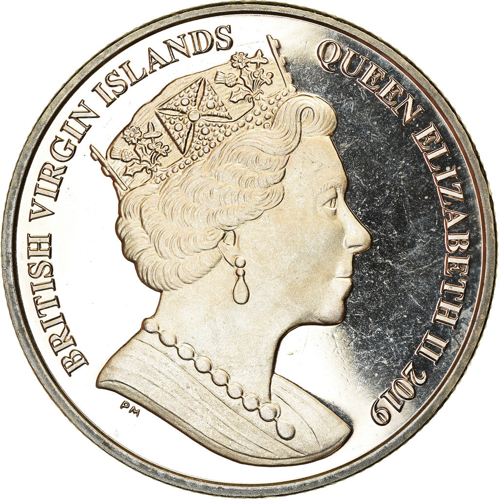 Coin, BRITISH VIRGIN ISLANDS, Dollar, 2019, Franklin Mint, 2ème guerre