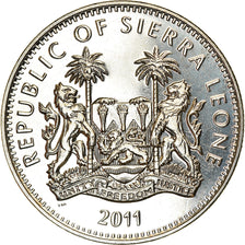 Coin, Sierra Leone, Dollar, 2011, British Royal Mint, Gorille des montagnes