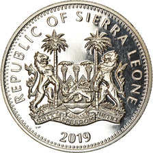 Moneta, Sierra Leone, Dollar, 2019, British Royal Mint, Eléphant, SPL
