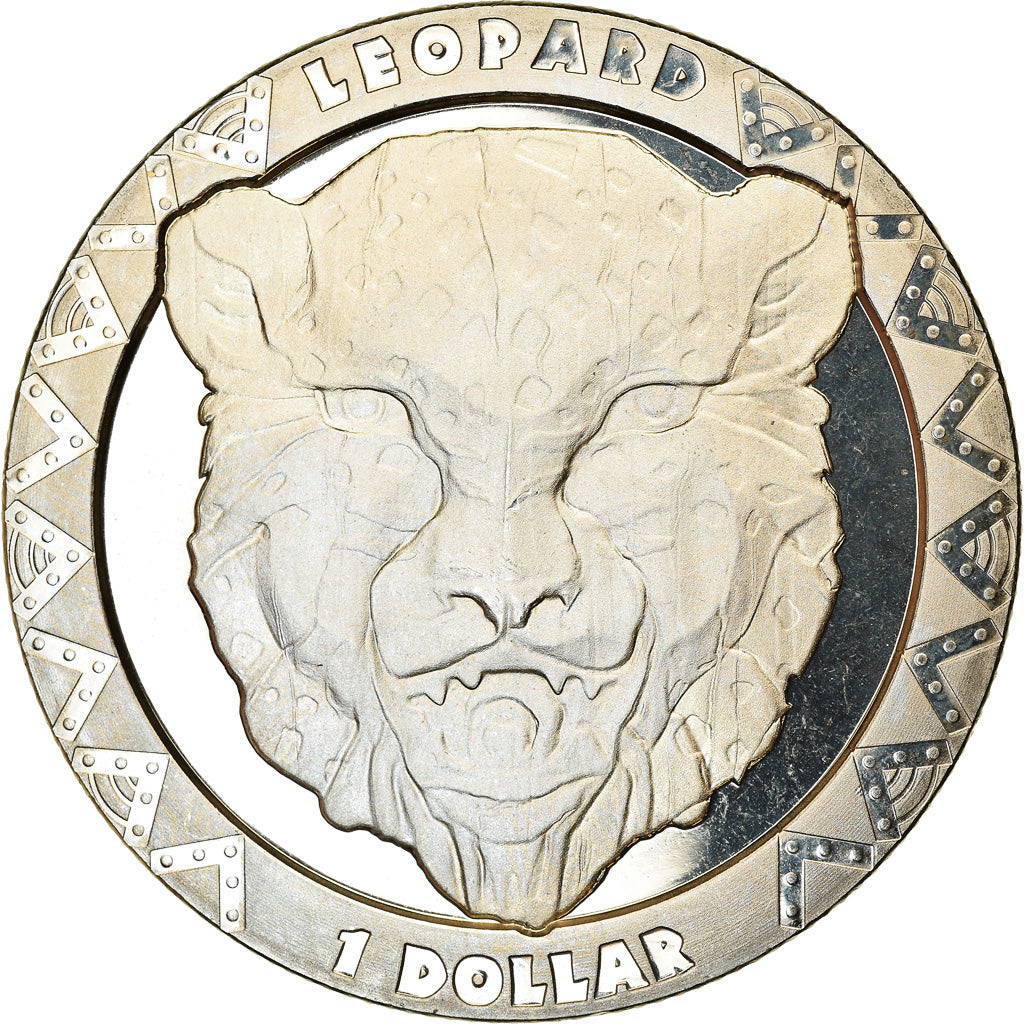 Coin, Sierra Leone, Dollar, 2019, British Royal Mint, Léopard, MS(63)