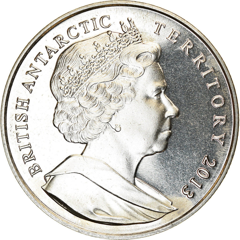 Moneta, British Antarctic Territory, Elizabeth II, 2 Pounds, 2013, Pobjoy Mint