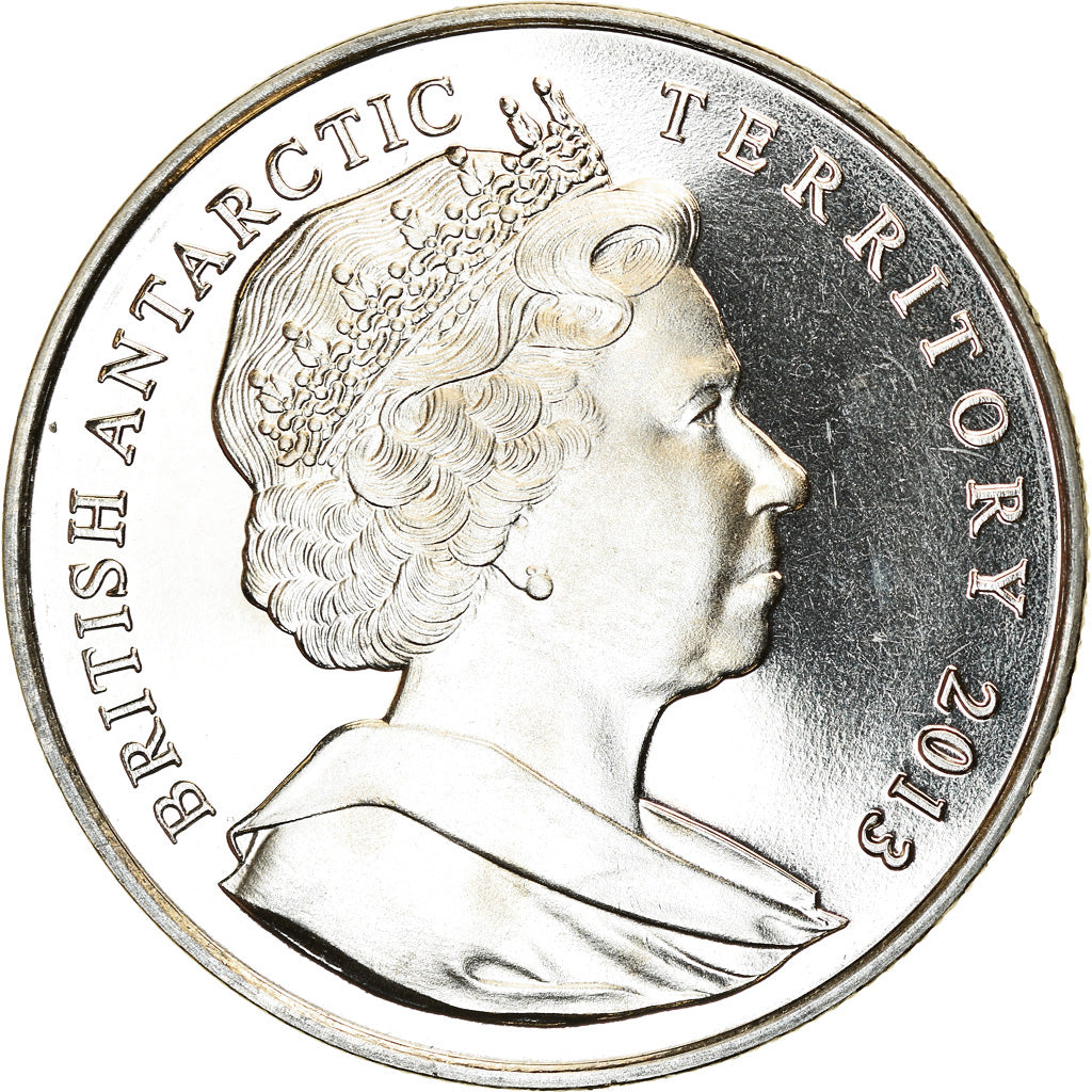 Münze, British Antarctic Territory, Elizabeth II, 2 Pounds, 2013, Pobjoy Mint