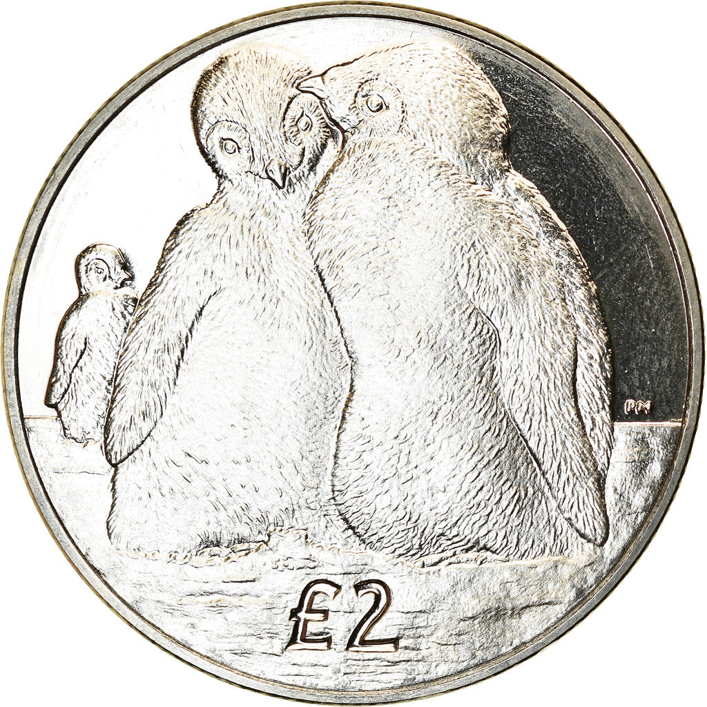Münze, British Antarctic Territory, Elizabeth II, 2 Pounds, 2013, Pobjoy Mint