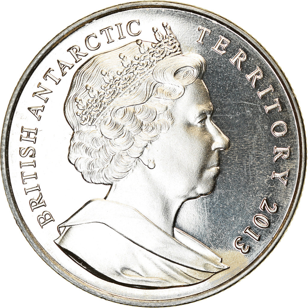 Münze, British Antarctic Territory, Elizabeth II, 2 Pounds, 2013, Pobjoy Mint