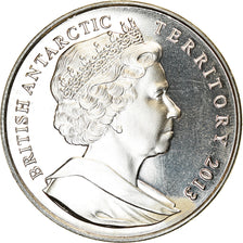 Münze, British Antarctic Territory, Elizabeth II, 2 Pounds, 2013, Pobjoy Mint