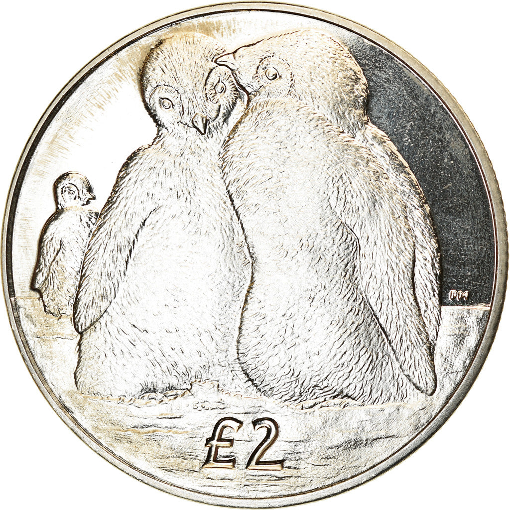 Münze, British Antarctic Territory, Elizabeth II, 2 Pounds, 2013, Pobjoy Mint