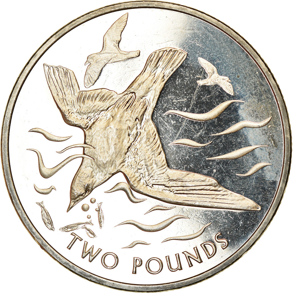 Moneta, British Antarctic Territory, 2 Pounds, 2018, SPL, Rame-nichel