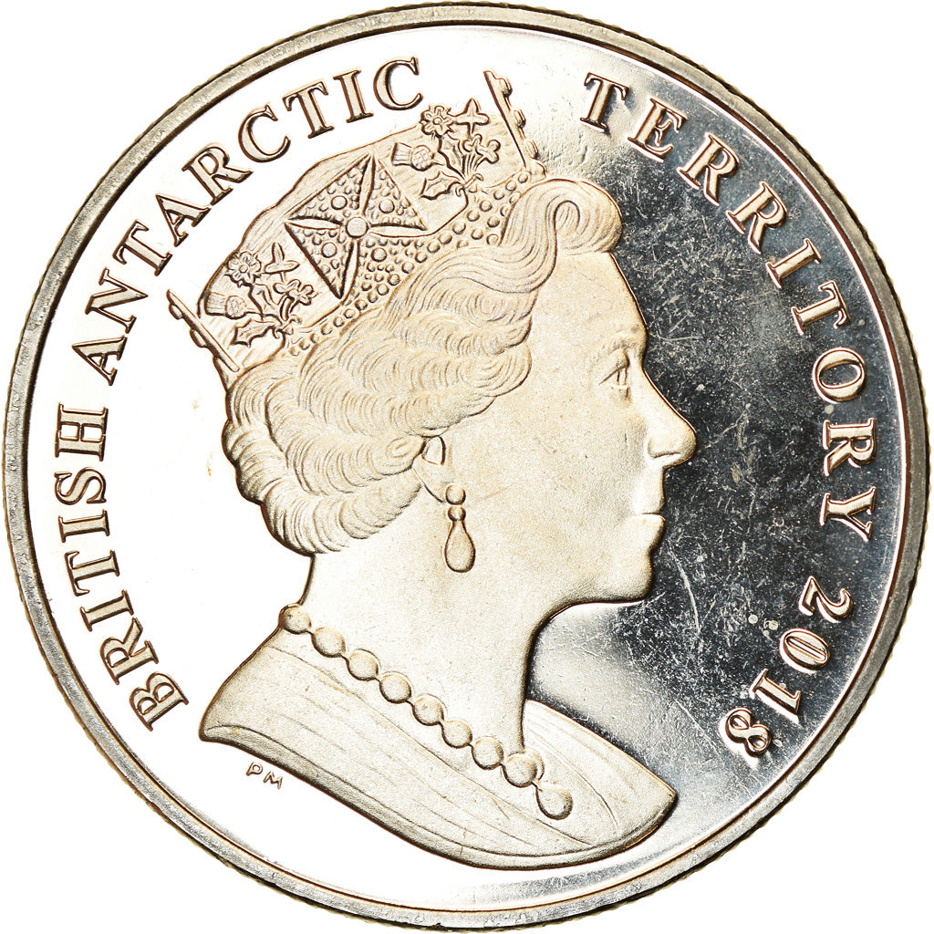 Münze, British Antarctic Territory, 2 Pounds, 2018, UNZ, Cupro-nickel
