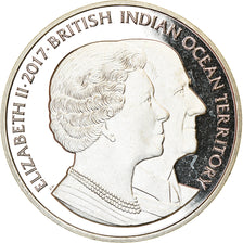 Coin, British Indian Ocean, 2 Pounds, 2017, Elizabeth II et le Prince Philip