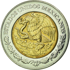 Moneta, Messico, 2 Pesos, 2004, Mexico City, BB+, Bi-metallico, KM:604