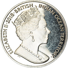 Coin, British Indian Ocean, 2 Pounds, 2018, Jubilé de saphir - Lion et Licorne