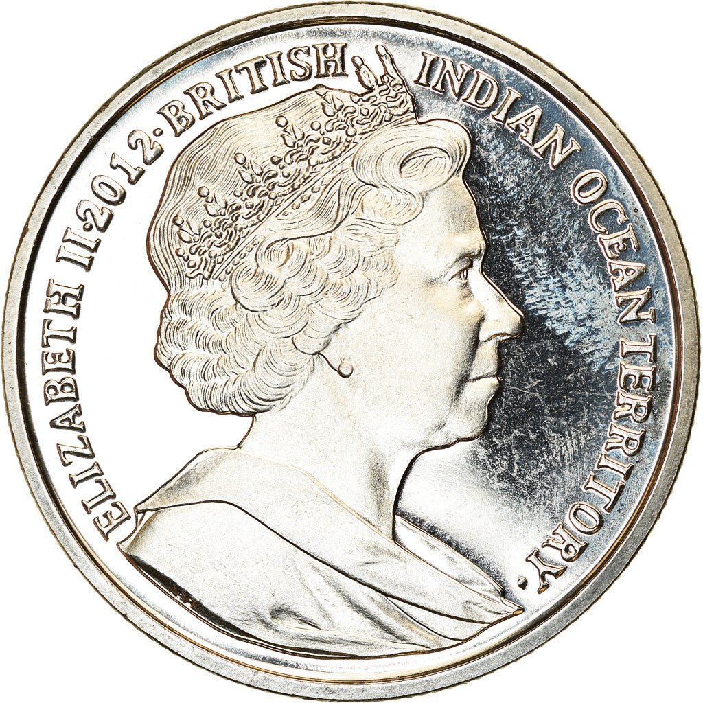 Coin, British Indian Ocean, 2 Pounds, 2012, Jubilé de diamant, MS(63)
