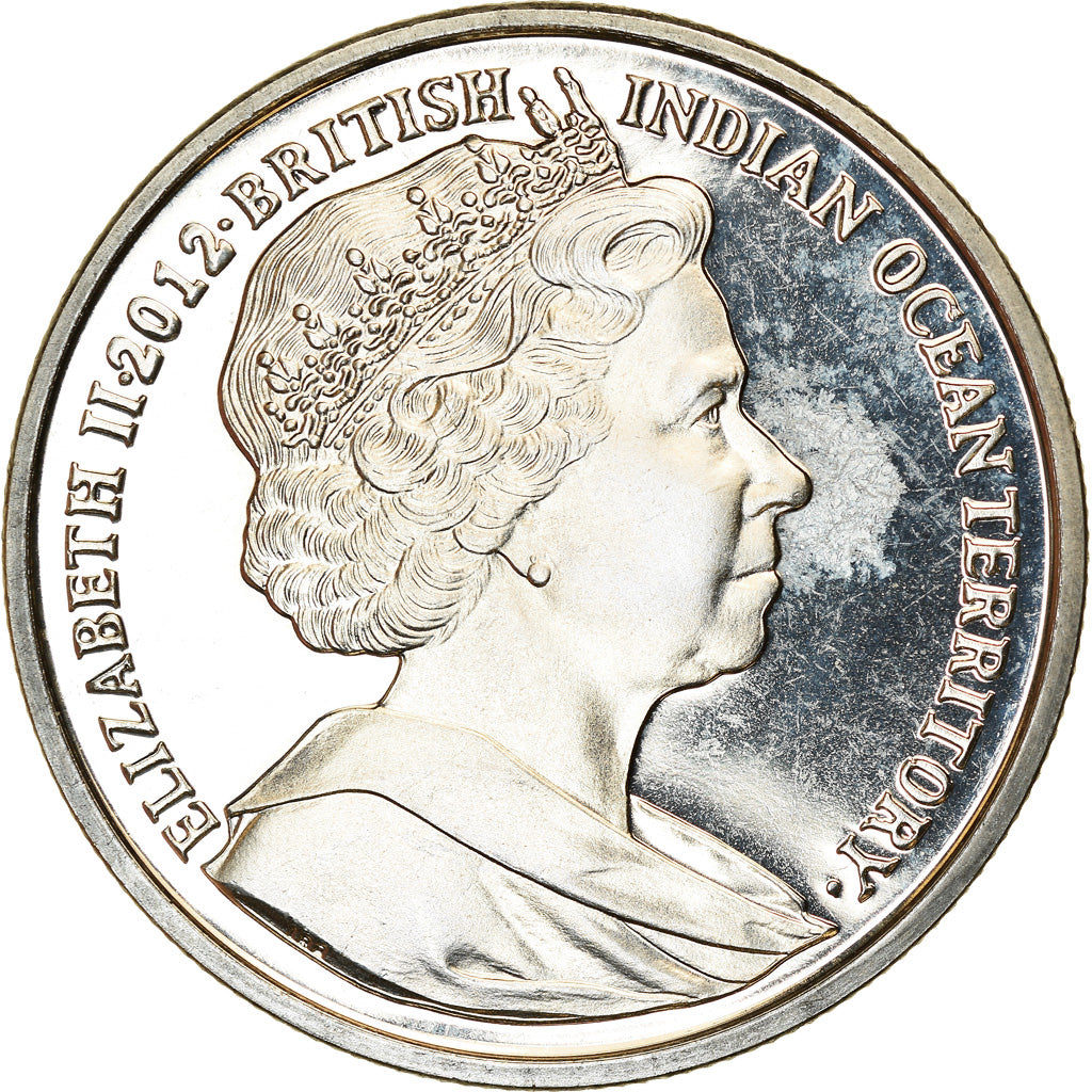 Coin, British Indian Ocean, 2 Pounds, 2012, Jubilé de diamant, MS(63)