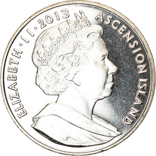 Coin, Ascension Island, 2 Pounds, 2013, Pobjoy Mint, Margaret Thatcher, la Dame