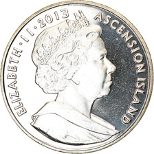 Coin, Ascension Island, 2 Pounds, 2013, Pobjoy Mint, Margaret Thatcher, la Dame